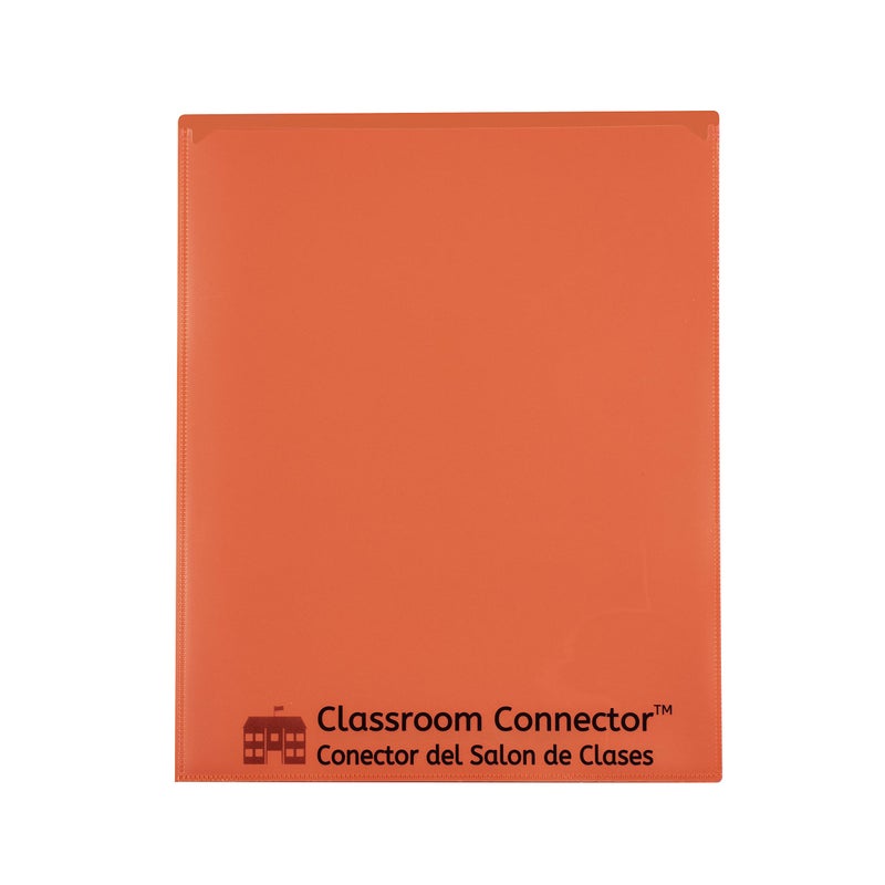 C-Line Classroom Connector School-to-Home Folders, Orange, 25 per Box (32002) - Image 1